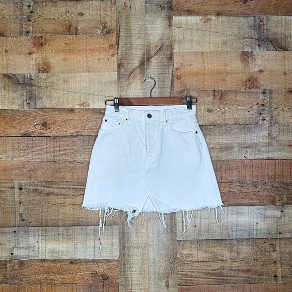 GRLFRND Milla Denim Mini white 24 - Picture 2 of 12